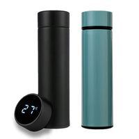 Stainless Steel Smart Water Bottle, LCD Temperature Display